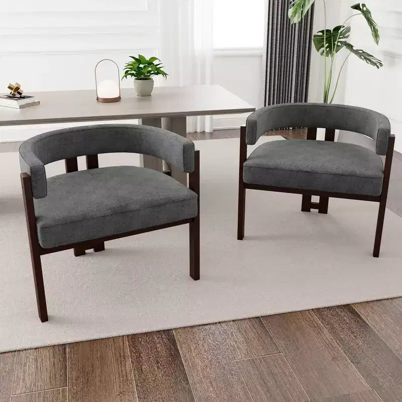 MAYEERTY Table de bar carrée minimaliste de 80 cm, Plateau en MDF aspect bois foncé avec piétement robuste et repose-pieds en métal, Table de bistrot compacte pour 2 à 4 personnes