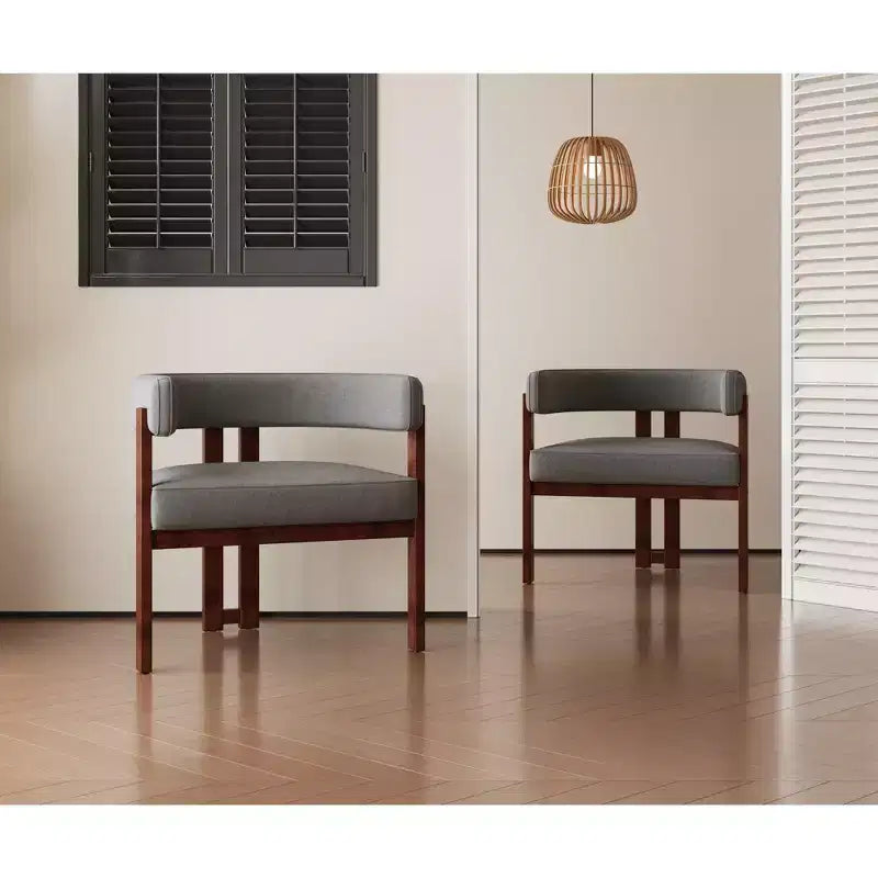 MAYEERTY Table de bar carrée minimaliste de 80 cm, Plateau en MDF aspect bois foncé avec piétement robuste et repose-pieds en métal, Table de bistrot compacte pour 2 à 4 personnes