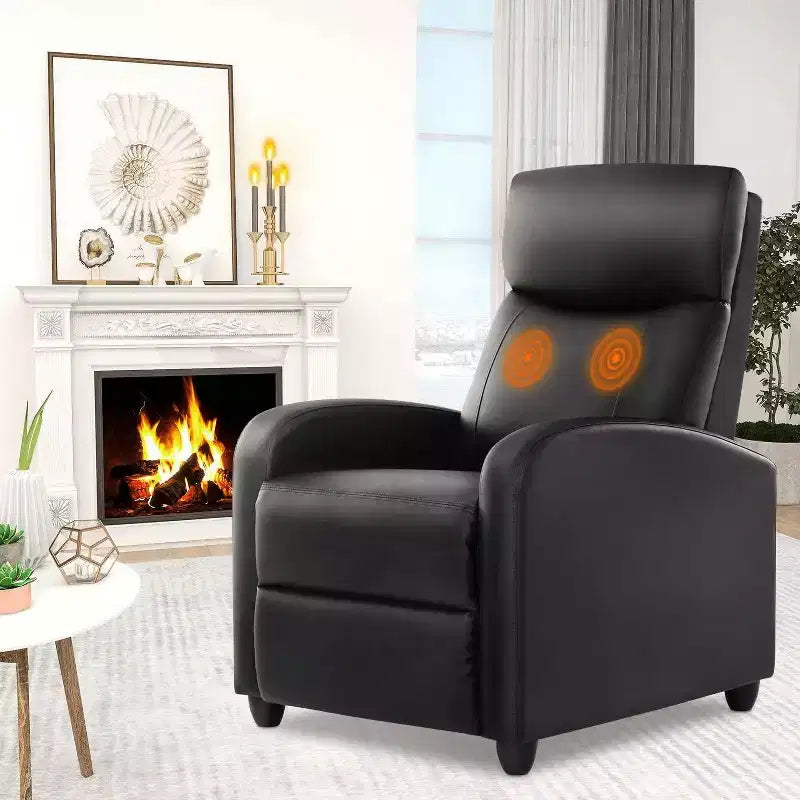 Fauteuil d'appoint MAYEERTY - Fauteuil pivotant à 360° en chenille avec coussin lombaire