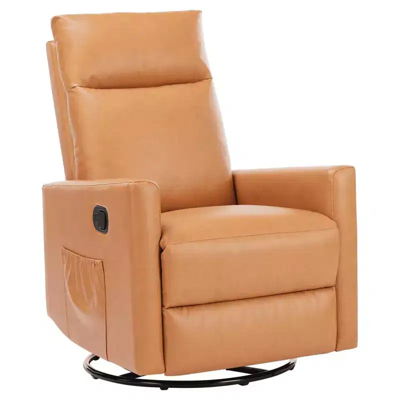 Fauteuil d'appoint MAYEERTY - Fauteuil pivotant à 360° en chenille avec coussin lombaire