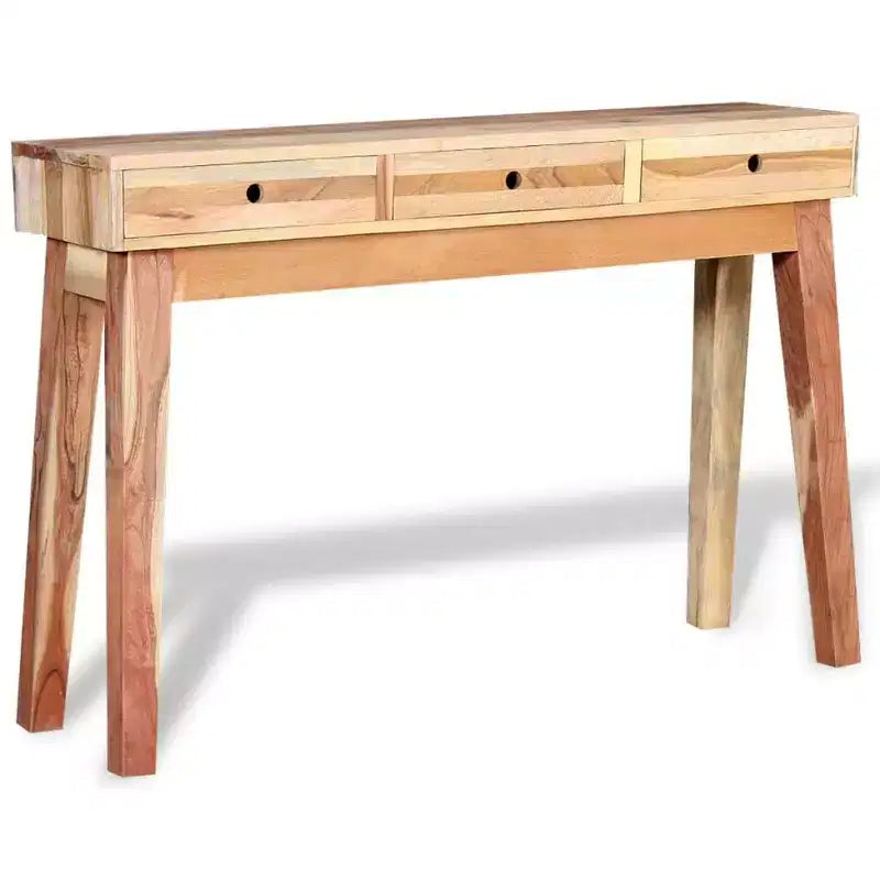 Console en bois de récupération massif