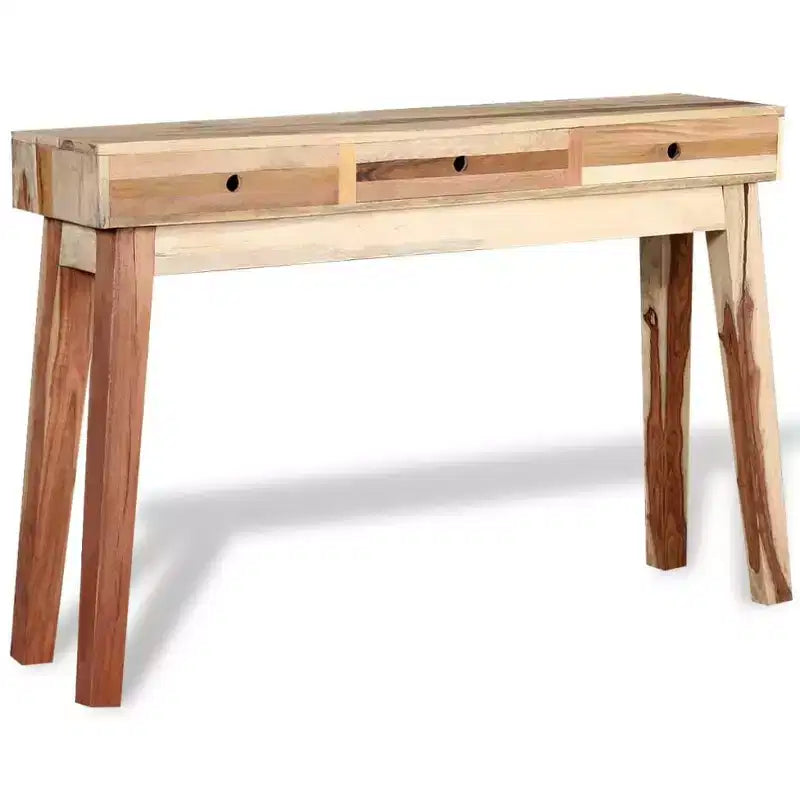 Console en bois de récupération massif