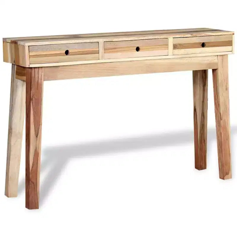 Console en bois de récupération massif