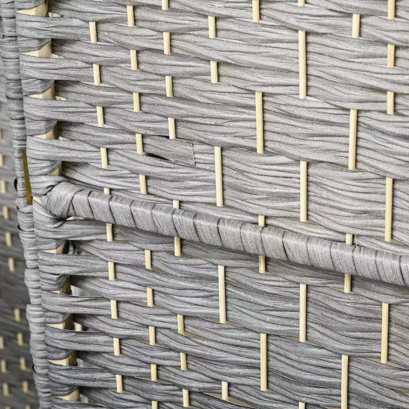 Paravent pliable à 4 panneaux de 1,8 m de haut, écran d'intimité, cloison autoportante en bois pour bureau à domicile