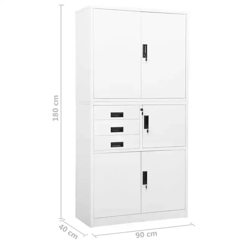 Meuble de rangement pour salon en acier avec étagères