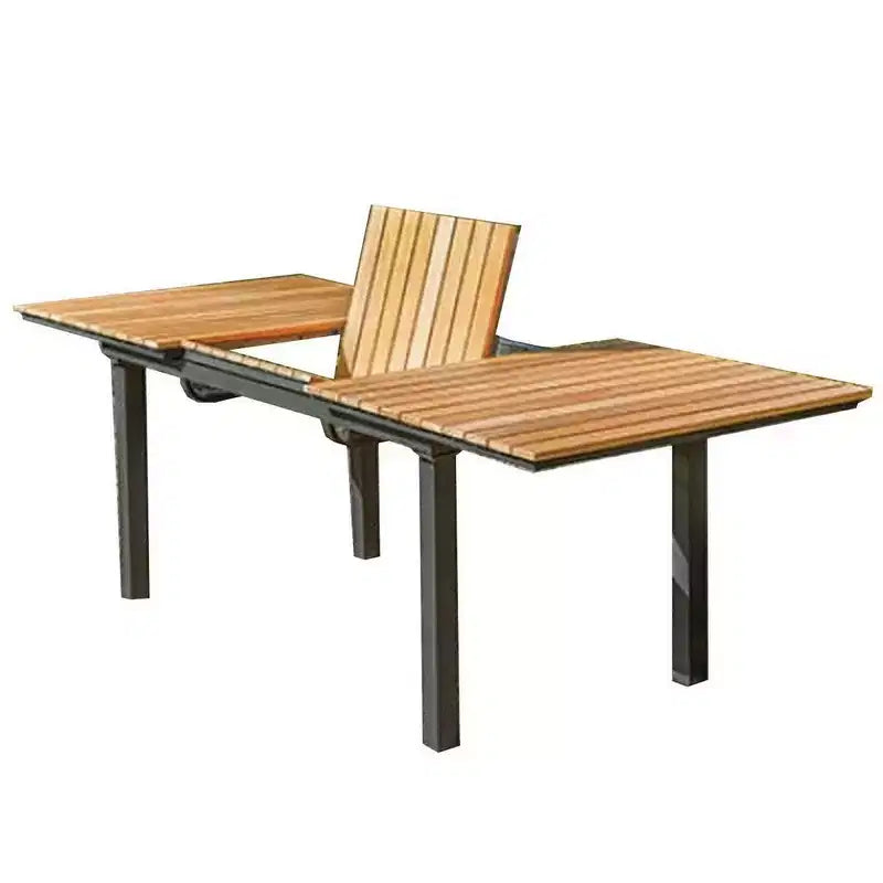 Table à manger extensible d'extérieur Royal Hampton, 157-213 cm, aluminium, marron