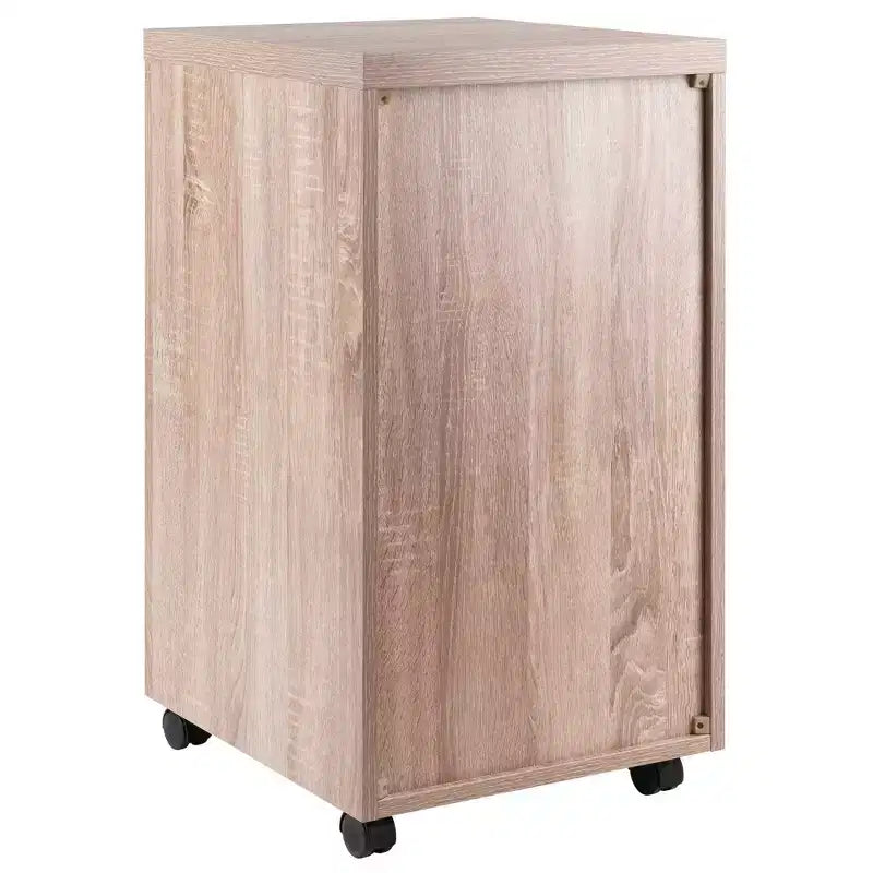 Bureau modulaire Kenner avec 2 tiroirs et 3 étagères en bois recyclé