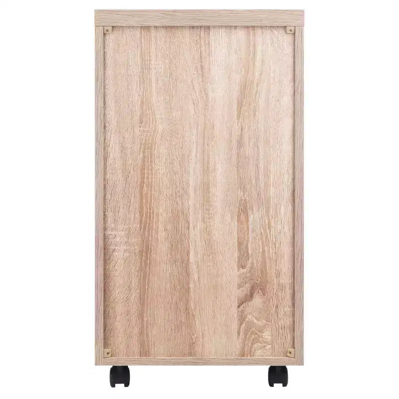 Bureau modulaire Kenner avec 2 tiroirs et 3 étagères en bois recyclé