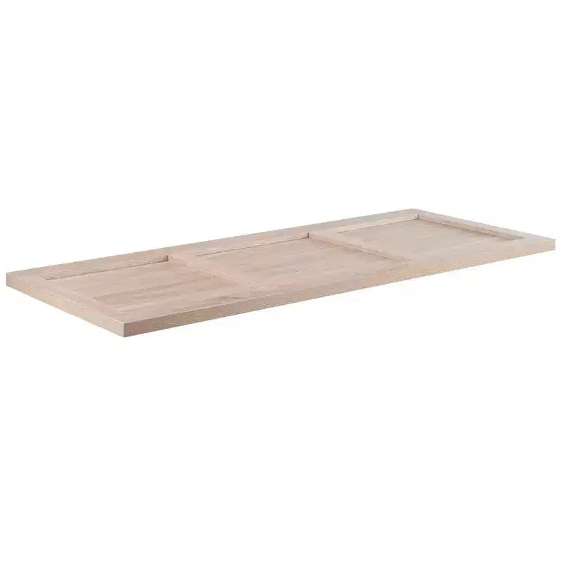 Bureau modulaire Kenner avec 2 tiroirs et 3 étagères en bois recyclé