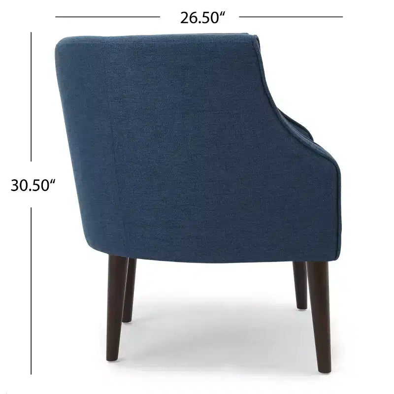 Fauteuil club rembourré Brandi