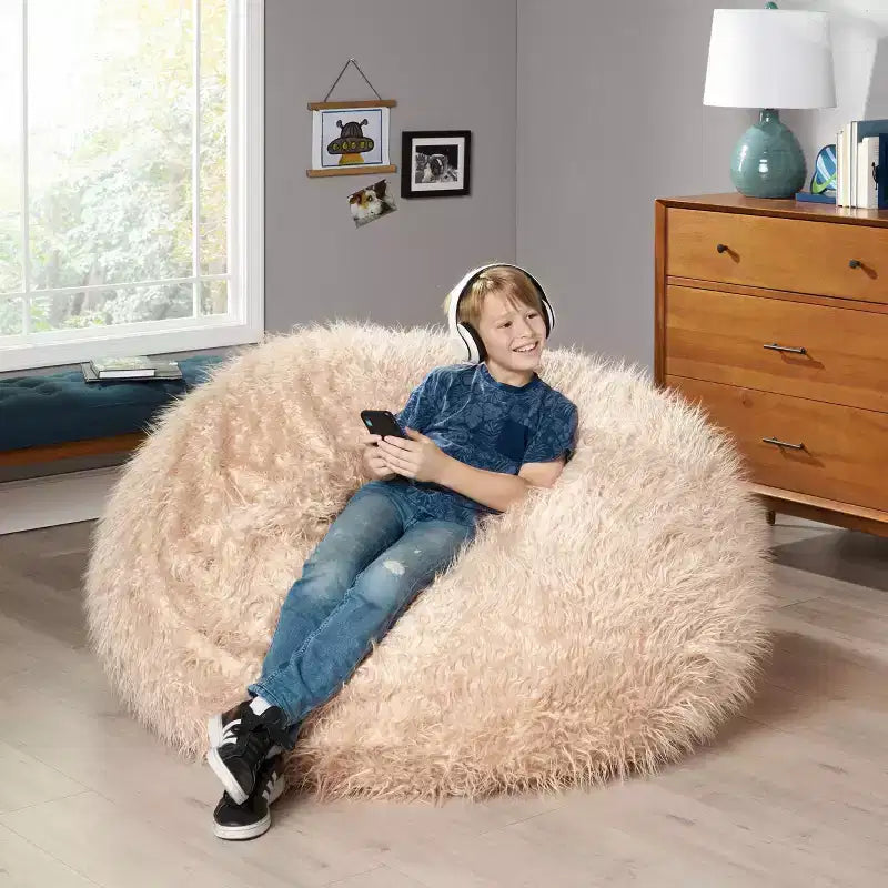 Pouf Lachlan Furry