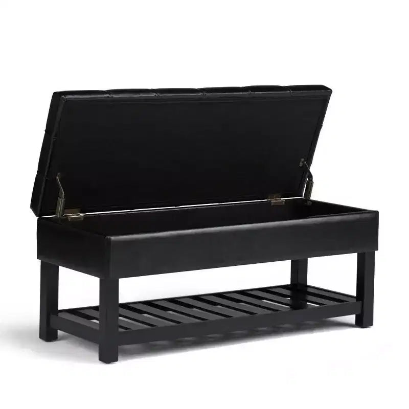 Banc de rangement ottoman Wyatt 44
