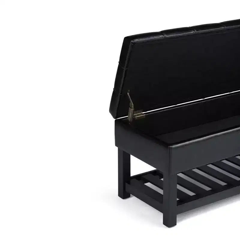 Banc de rangement ottoman Wyatt 44