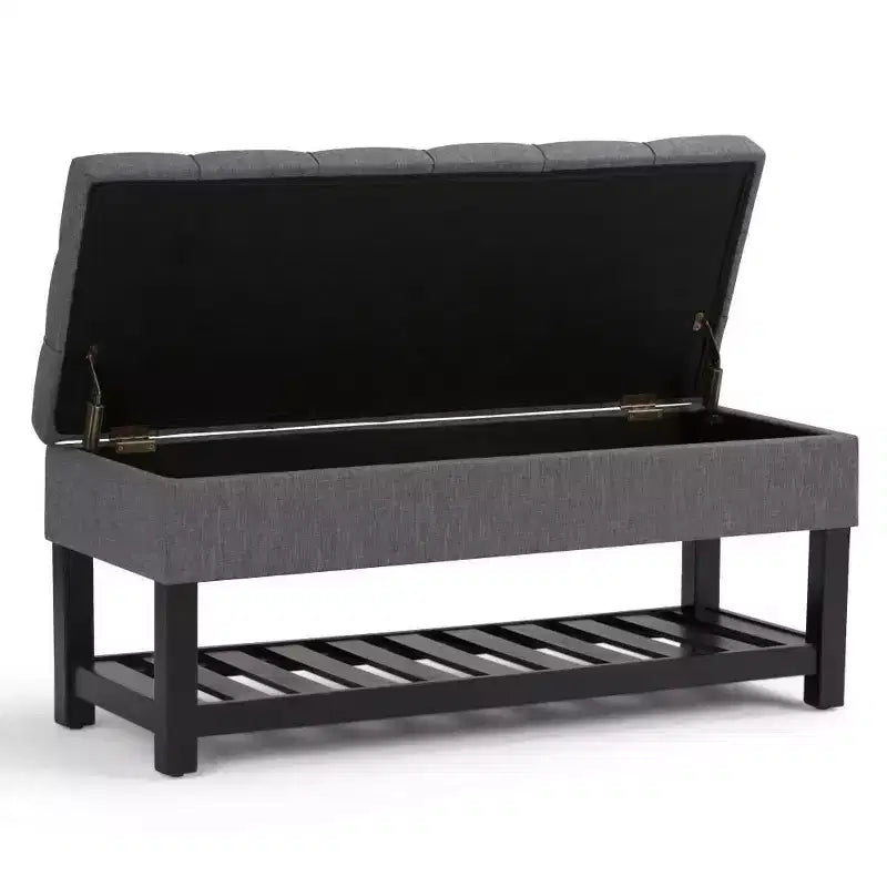 Banc de rangement ottoman Wyatt 44