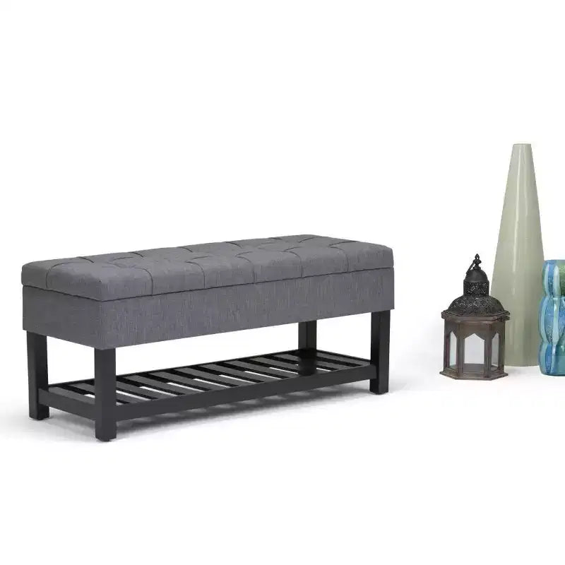 Banc de rangement ottoman Wyatt 44