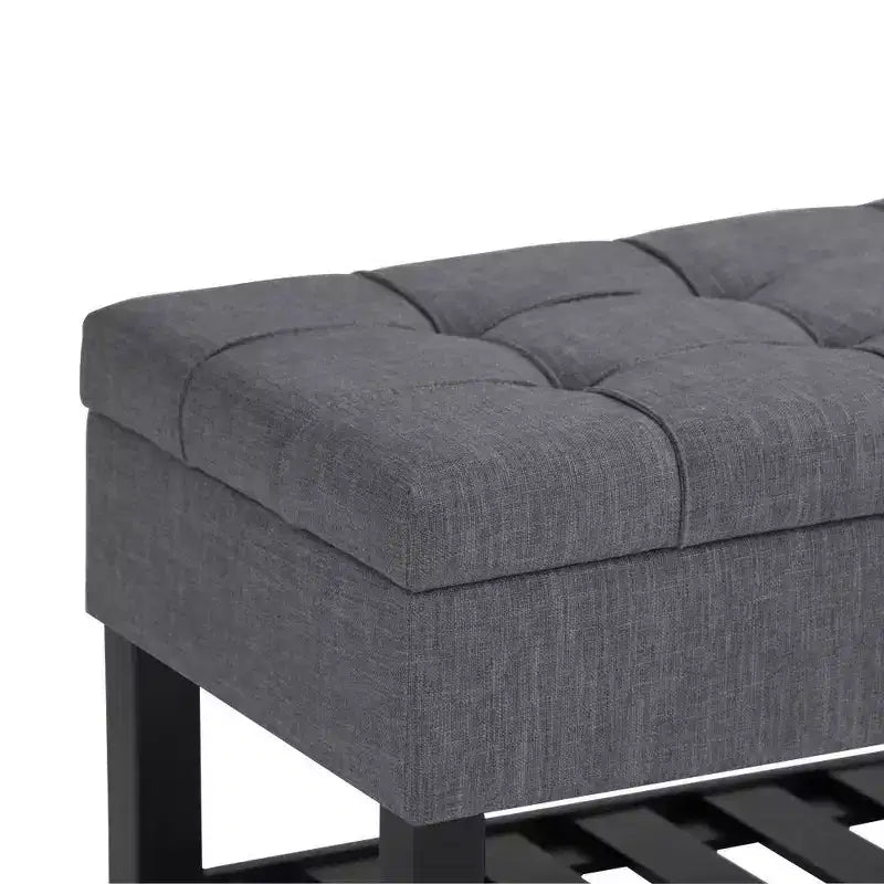Banc de rangement ottoman Wyatt 44