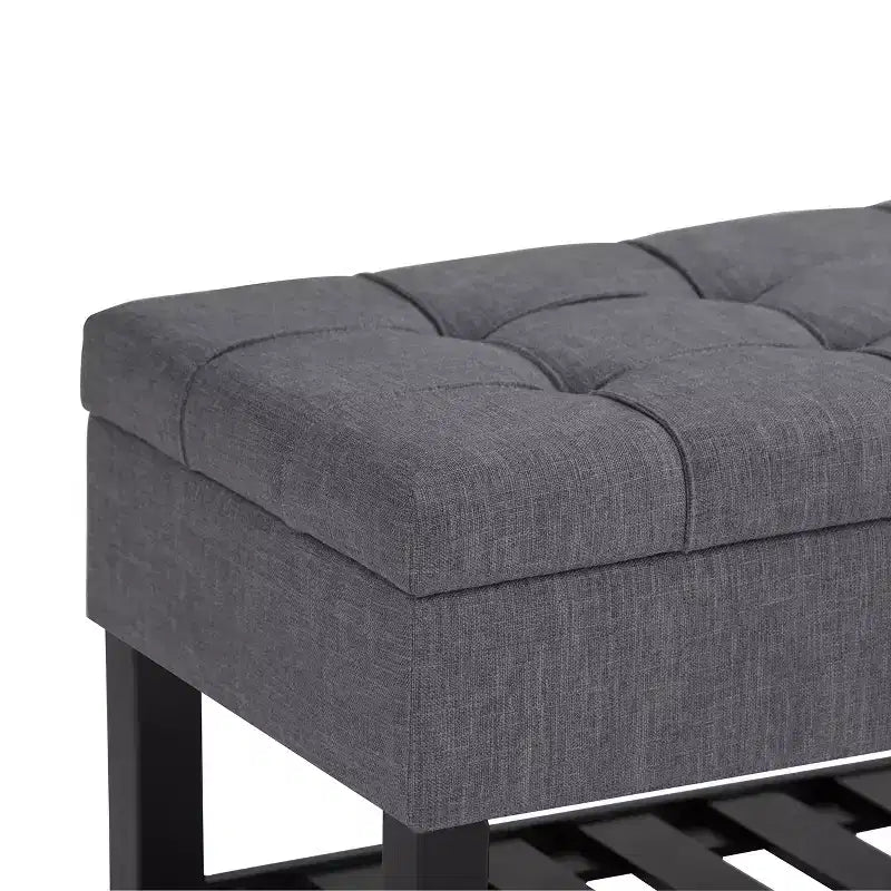 Banc de rangement ottoman Wyatt 44