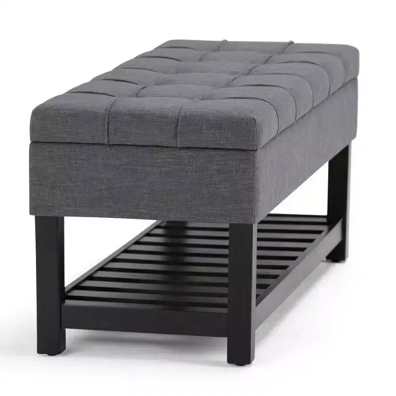 Banc de rangement ottoman Wyatt 44