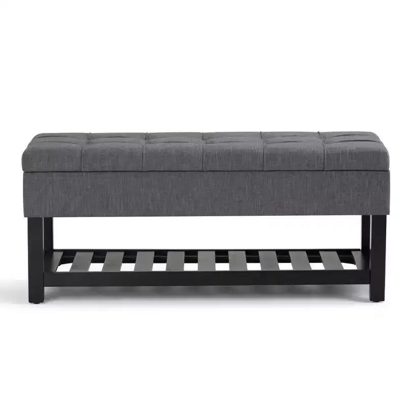 Banc de rangement ottoman Wyatt 44