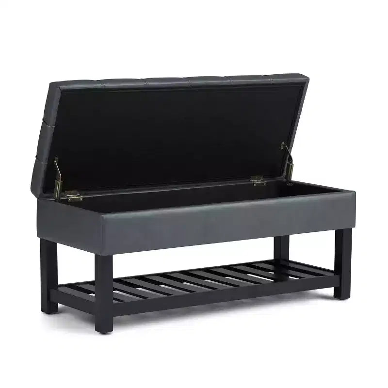 Banc de rangement ottoman Wyatt 44