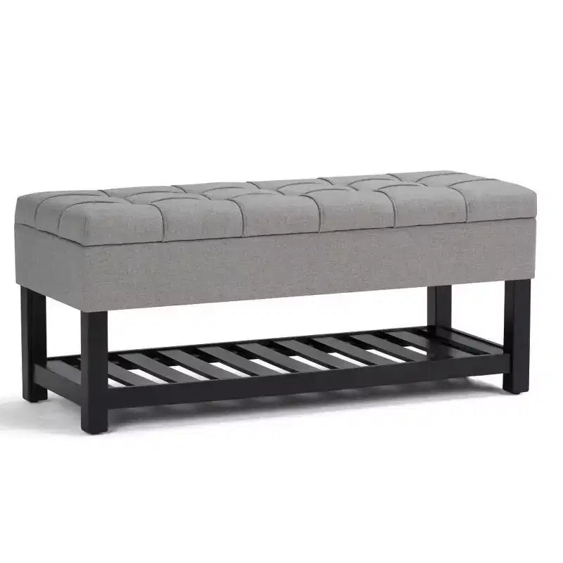Banc de rangement ottoman Wyatt 44