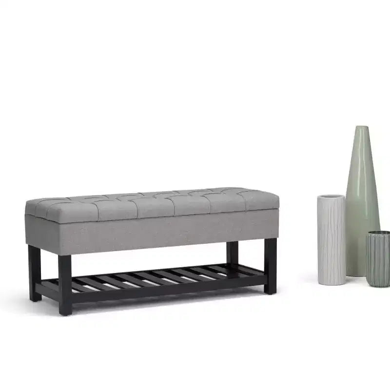 Banc de rangement ottoman Wyatt 44