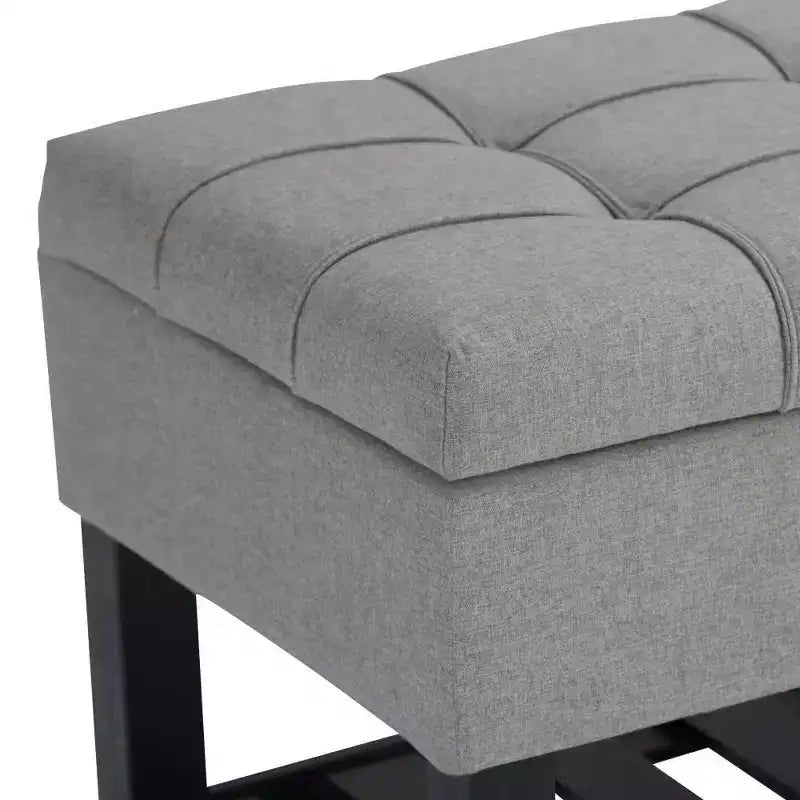 Banc de rangement ottoman Wyatt 44
