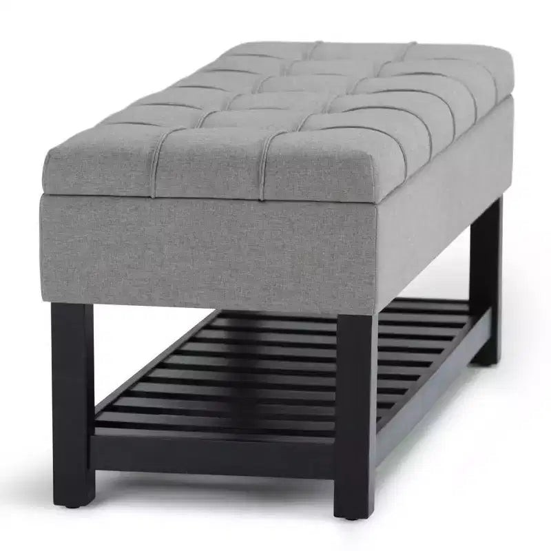 Banc de rangement ottoman Wyatt 44