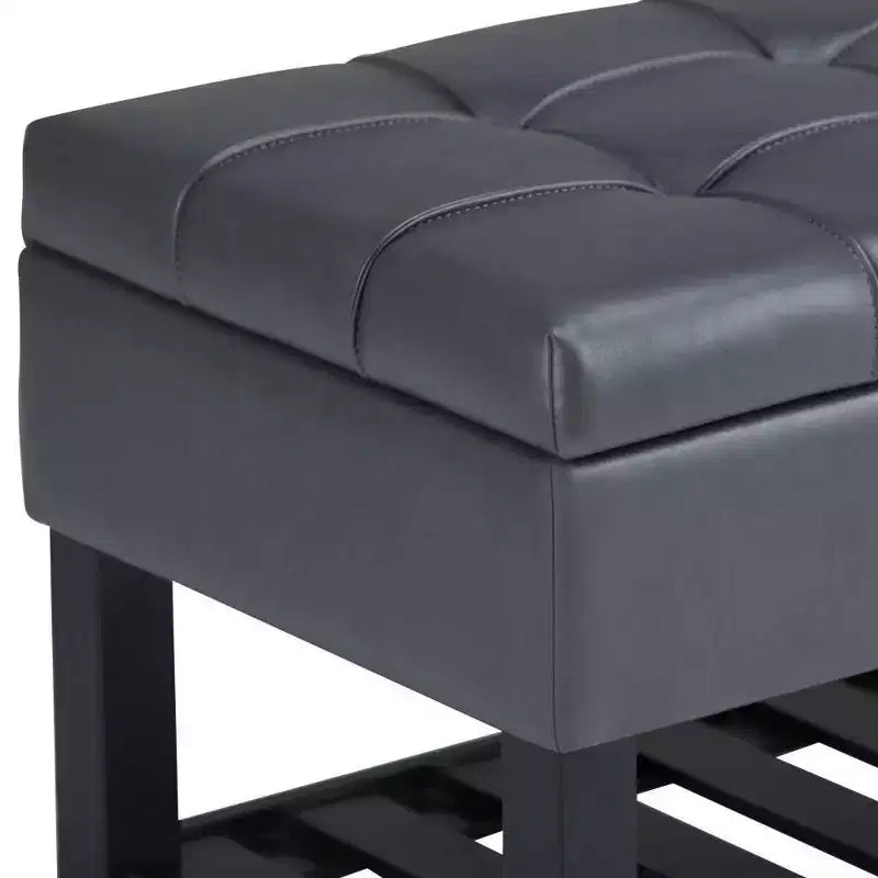 Banc de rangement ottoman Wyatt 44