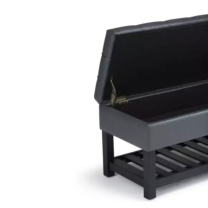 Banc de rangement ottoman Wyatt 44
