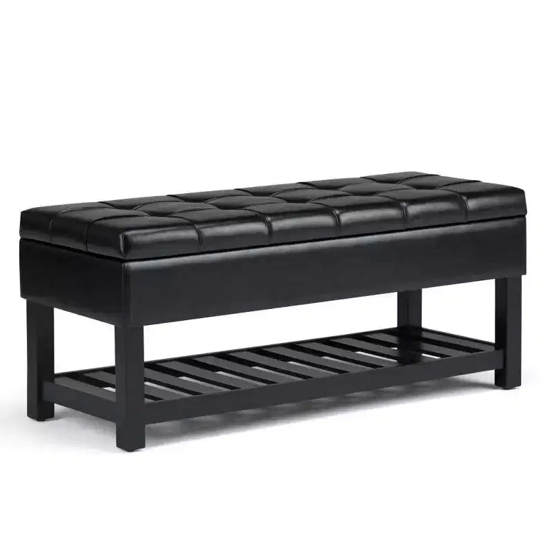 Banc de rangement ottoman Wyatt 44