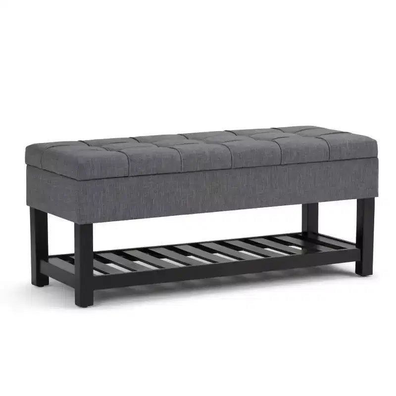 Banc de rangement ottoman Wyatt 44