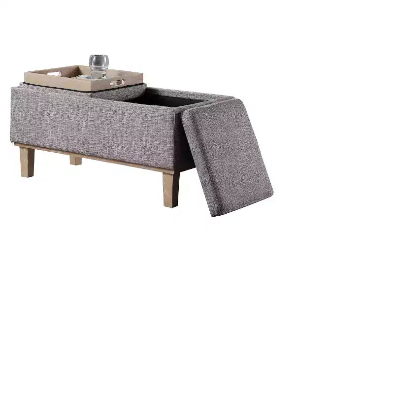 Banc de rangement pieds en bois