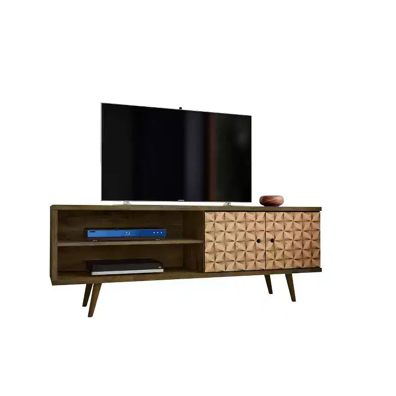 Meuble TV Liberty 2 étagères et 2 portes pour téléviseurs jusqu'à 60 pouces