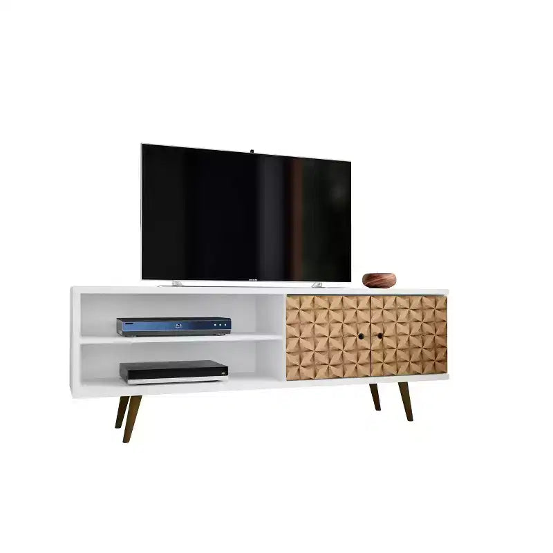 Meuble TV Liberty 2 étagères et 2 portes pour téléviseurs jusqu'à 60 pouces
